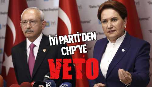 İYİ parti CHP'yi fiili bir şekilde uyardı