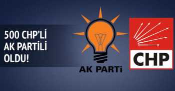 İzmir'de 500 CHP'li AK Partiye geçti