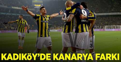 Kadıköy'de Fener farklı 3 gol 3 puan