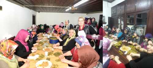 Kadın Kursiyerler Mehmetçik için Azık hazırladı