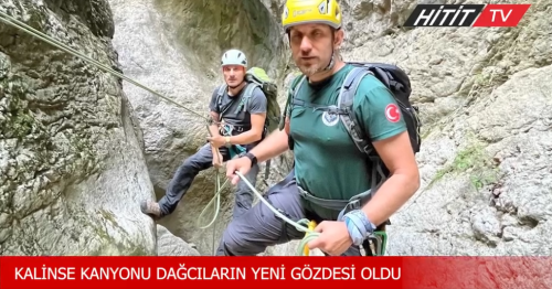  Kalinse Kanyonu dağcılar ve doğa tutkunlarının yeni gözdesi 