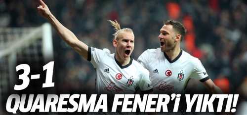 Kartal Pençesi Fenerbahçe'yi yıktı! 3-1