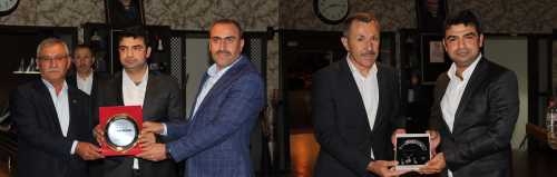 Kaymakam Coşkun Doğan'a Hemşehrilik Beratı verildi