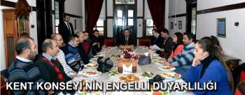 Kent Konseyi  engelli Projelerini açıkladı