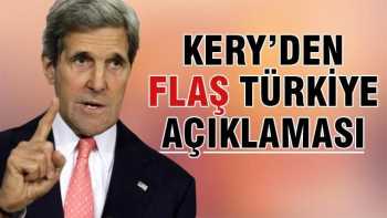 Kerry'den Sondakika  Türkiye açıklaması