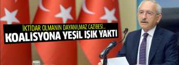 Kılıçdaroğlu'ndan koalisyona yeşil ışık