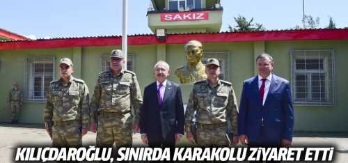 Kılıçdaroğlu'nun Hatay'da Askerleri Ziyaret Etti