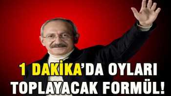 Kılıçdaroğlu oyları 1.dakikada böyle toplayacak