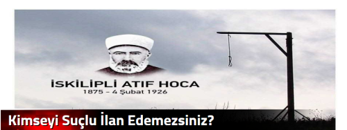 Kimseyi Suçlu İlan Edemezsiniz?