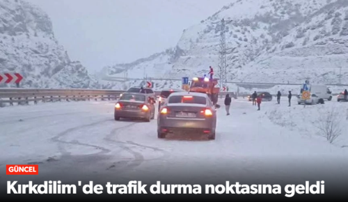 Kırkdilim'de Trafik Durma Noktasına Geldi!