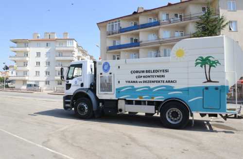 Konteynırlar dezenfekte edilmeye devam ediyor