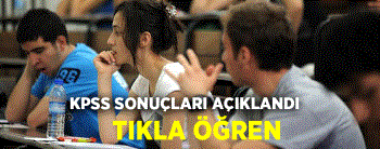 KPSS 2015 sonuçları açıklandı öğrenmen için  tıkla