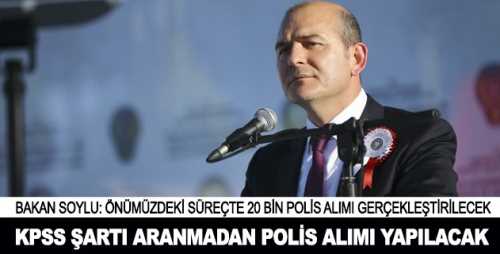 KPSS şartı olmadan polis alımı yapılacak