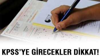 KPSS sınav giriş yerleri bıugün belli oldu