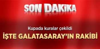 KUPA KURASI : Galatasaray-Balıkesirspor
