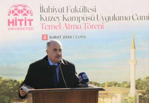 Kuzey Kampüs cami temeli atıldı