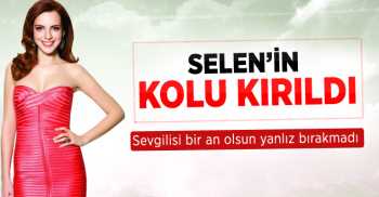 Lale Devri Dizi Oyuncusu  Selenin Kolu Kırıldı