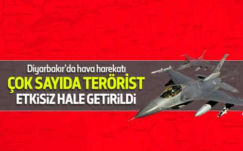 Lice'de TSK'nın hava harekatı ile 13 terörist etkisiz hale getirildi