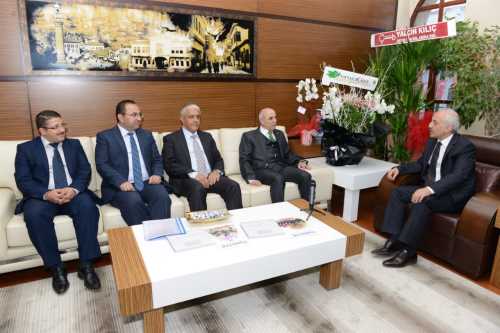 Lütfi Akça'dan Başkan Gül’e Tebrik  Ziyareti