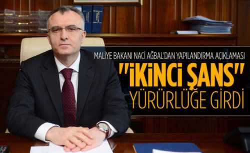 Maliye Bakanı Naci Ağbal'dan 'yapılandırma' açıklaması