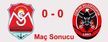 Manavgatspor ile Çorum Belediyespor karşılaşması başladı