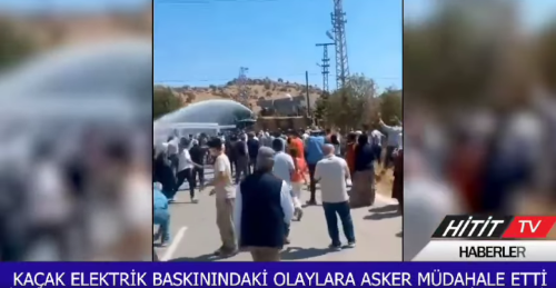 Mardin'deki olaylı kaçak elektrik baskını