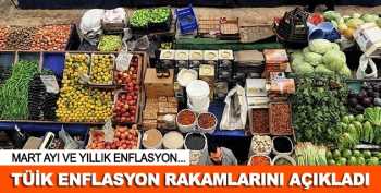 Mart ayı enflasyon rakamları