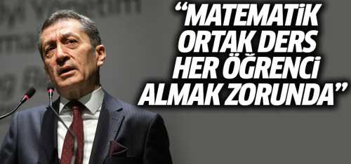 Matematik her öğrencinin almak zorunda olduğu bir ders