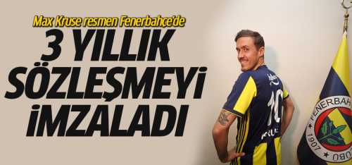 Max Kruse 3 yıllığına Fenerbahçe'de
