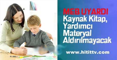 MEB, kaynak Kitap  aldıran okullara soruşturma açın