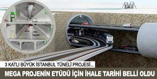 Mega projenin etüdü için ihale tarihi belli oldu