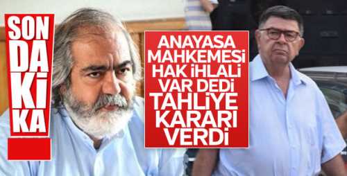 Mehmet Altan  ve Şahin Alpay tahliye