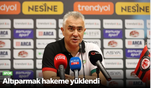 Mehmet Altıparmak“Hakem performansı çok kötüydü” 