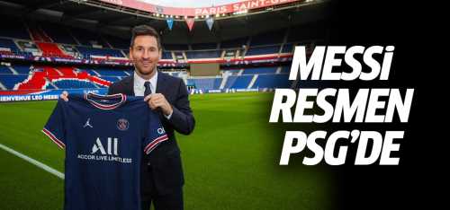 Messi  Fransız kulübü PSG'de
