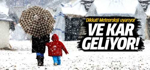 Meteoroloji'den soğuk hava uyarısı