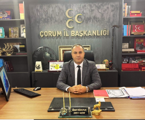 MHP Çorum İl Başkanı Mehmet İhsan Çıplak'tan Bayram Mesajı