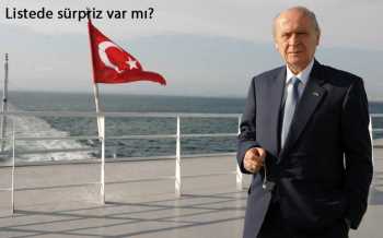 MHP'nin 1 Kasım aday listesi