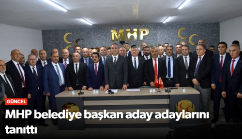 MHP'nin Çorum işte aday adayları!