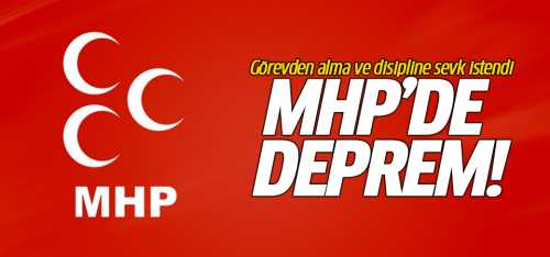 MHP Samsun Milletvekili  Usta'yı Görevden aldı