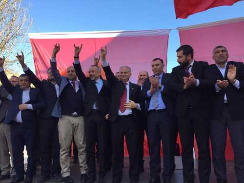 MHP Uğurludağ'da Miting Havasında Büro Açtı