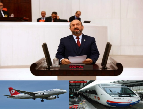 Milletvekili Kavuncu'dan havaalanı ve hızlı tren açıklaması