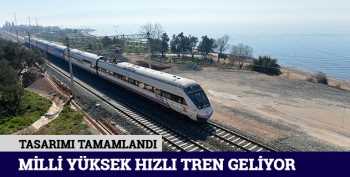 Milli  hızlı trenin tasarımı tamamlandı