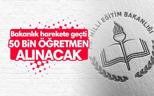 Milli Eğitim Bakanlığı  sözleşmeli öğretmen formülünü devreye sokarak 50 bin öğretmen alacak