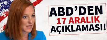 Muhalefet'dende ,ABD'den de aynı görüşte '17 Aralık' açıklaması!