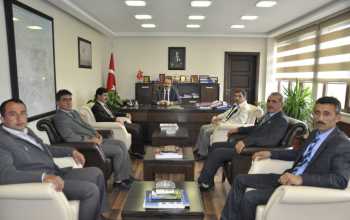 Muhtarlar Derneği’nden Genel Sekreter Arslan’a Ziyaret