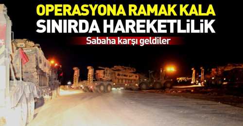 Münbiç'e Ramak kala sevkiyat yapıldı