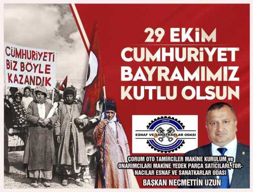 Necmettin Uzun 29 Ekim Cumhuriyet Bayramı Mesajı 