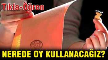 Nerede oy kullanacağını Tıkla-Öğren