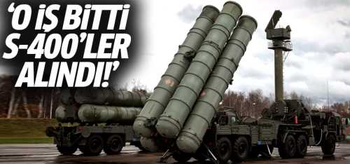 O iş bitti Ruslardan  S-400'ler alındı!