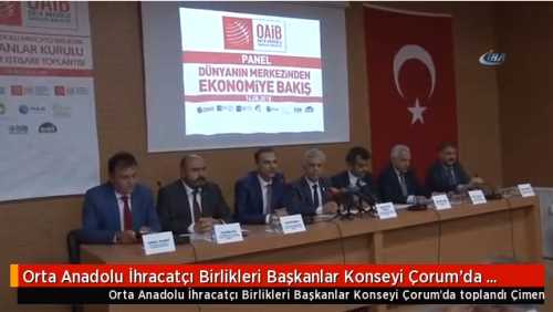 OAİB Konseyi Çorum’da toplandı
